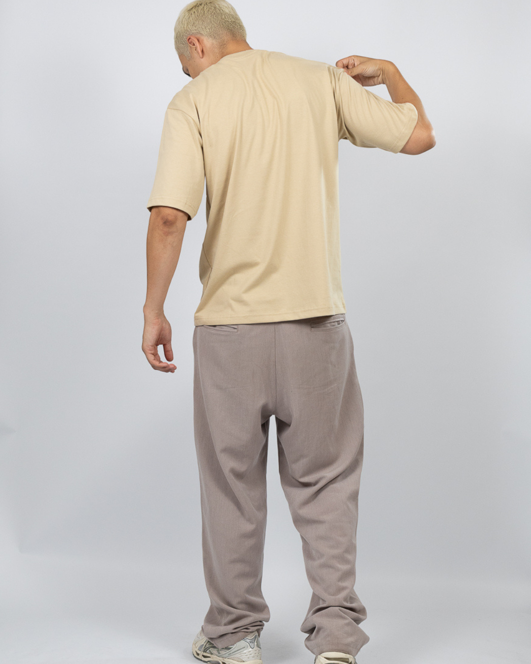 POLO OVERSIZE BEIGE - 100% ALGODON JERSEY 20/1 REACTIVO