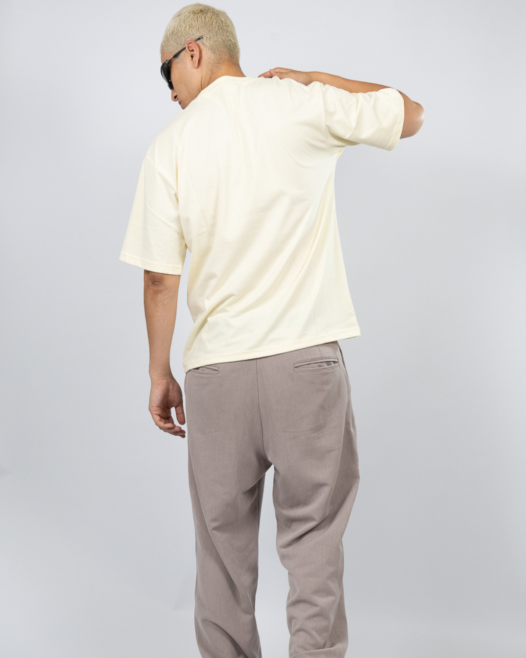 POLO OVERSIZE CREMA - 100% ALGODON JERSEY 20/1 REACTIVO