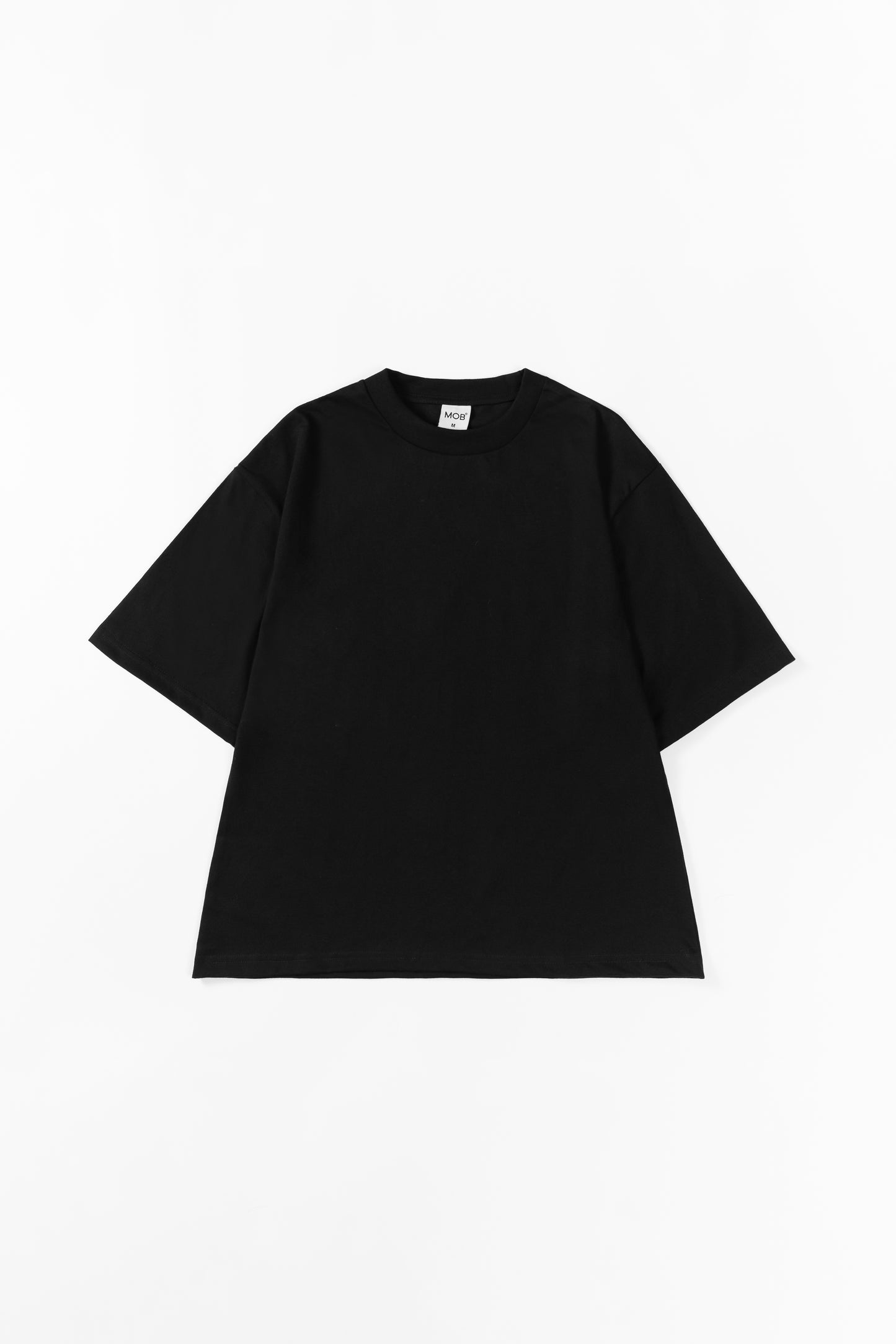 POLO BOXY FIT NEGRO - 100% ALGODON JERSEY 20/1 REACTIVO