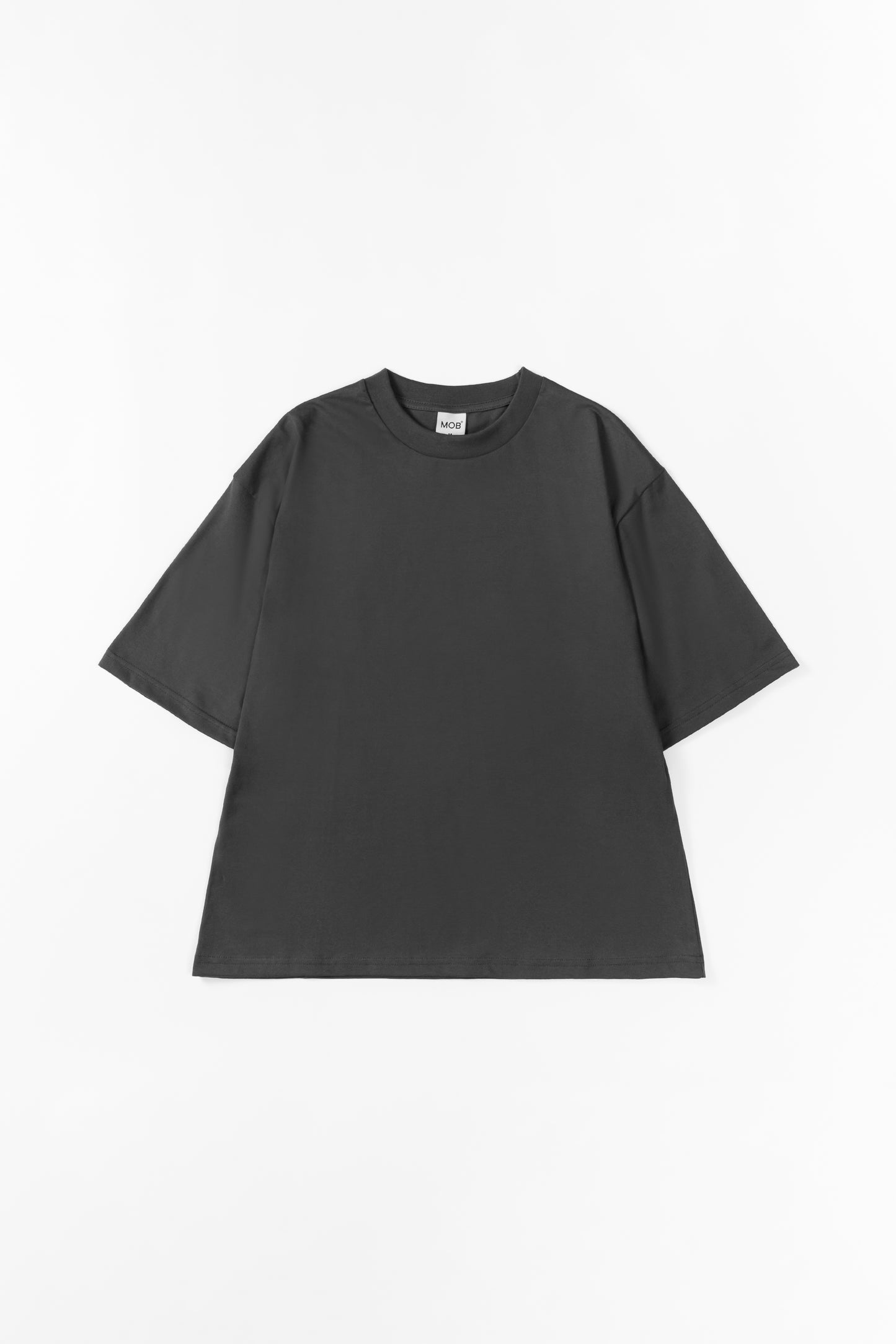 POLO BOXY FIT PLOMO COLEGIAL - 100% ALGODON JERSEY 20/1 REACTIVO