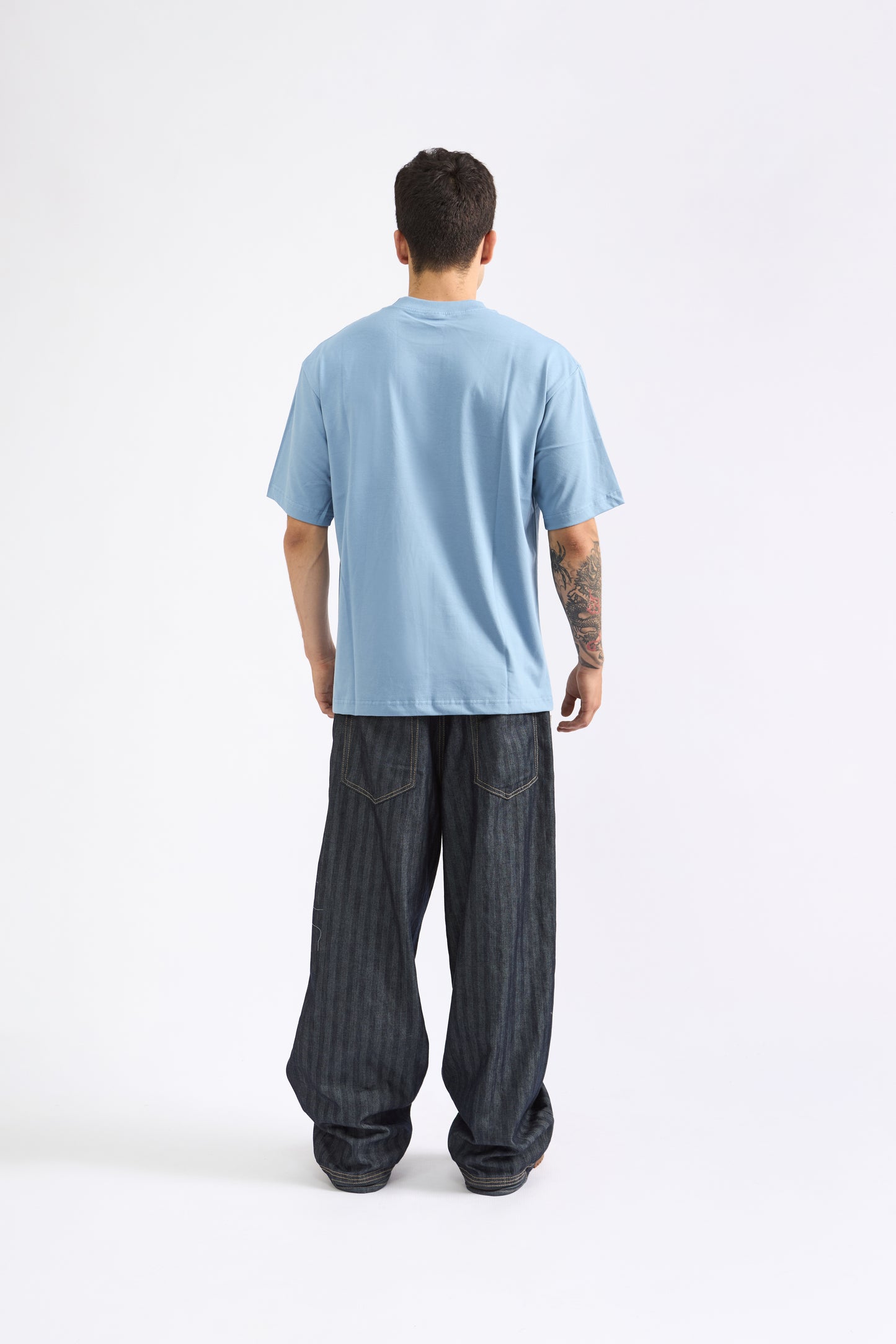 POLO OVERSIZE DENIM - 100% ALGODON JERSEY 20/1 REACTIVO
