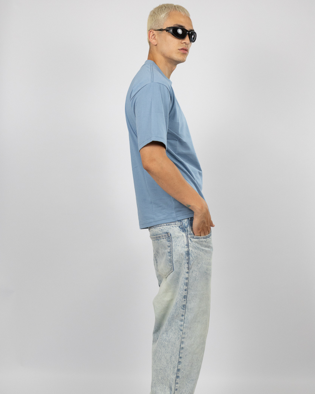 POLO OVERSIZE DENIM - 100% ALGODON JERSEY 20/1 REACTIVO