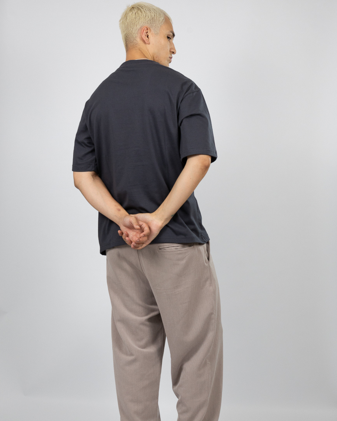 POLO OVERSIZE PLOMO - 100% ALGODON JERSEY 20/1 REACTIVO