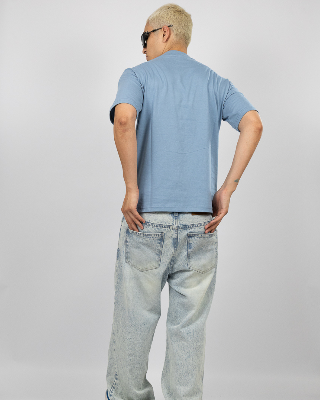 POLO OVERSIZE DENIM - 100% ALGODON JERSEY 20/1 REACTIVO