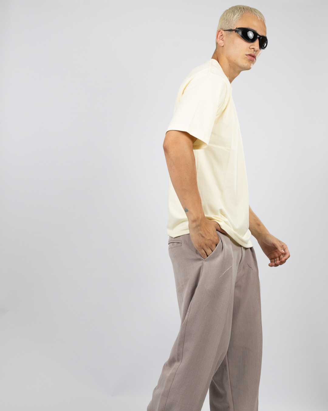 POLO OVERSIZE CREMA - 100% ALGODON JERSEY 20/1 REACTIVO