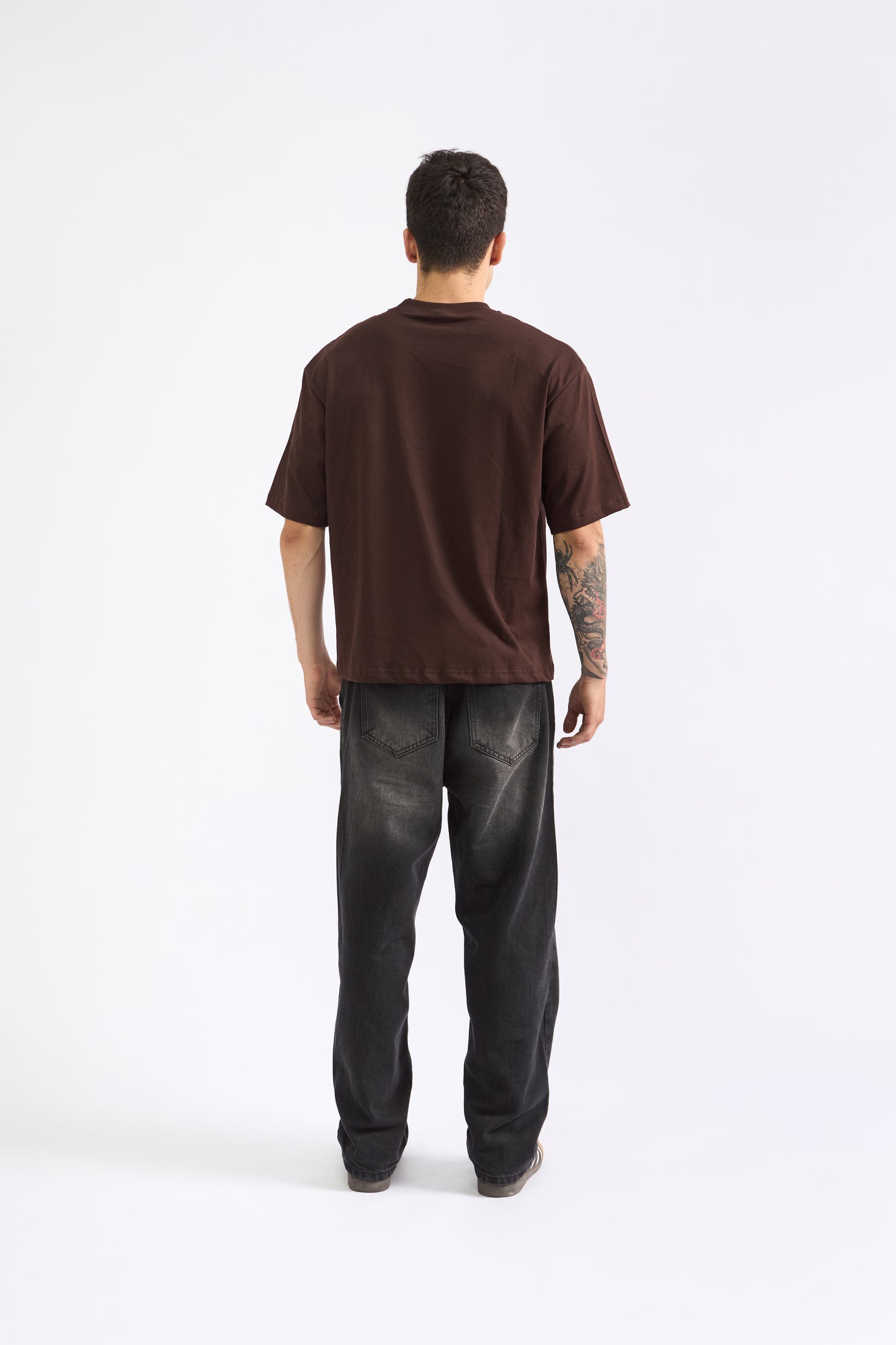 POLO BOXY FIT MARRÓN - 100% ALGODON JERSEY 20/1 REACTIVO