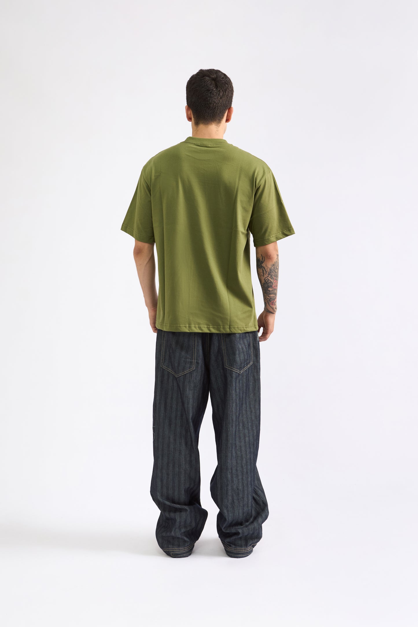 POLO OVERSIZE VERDE PASTO - 100% ALGODON JERSEY 20/1 REACTIVO
