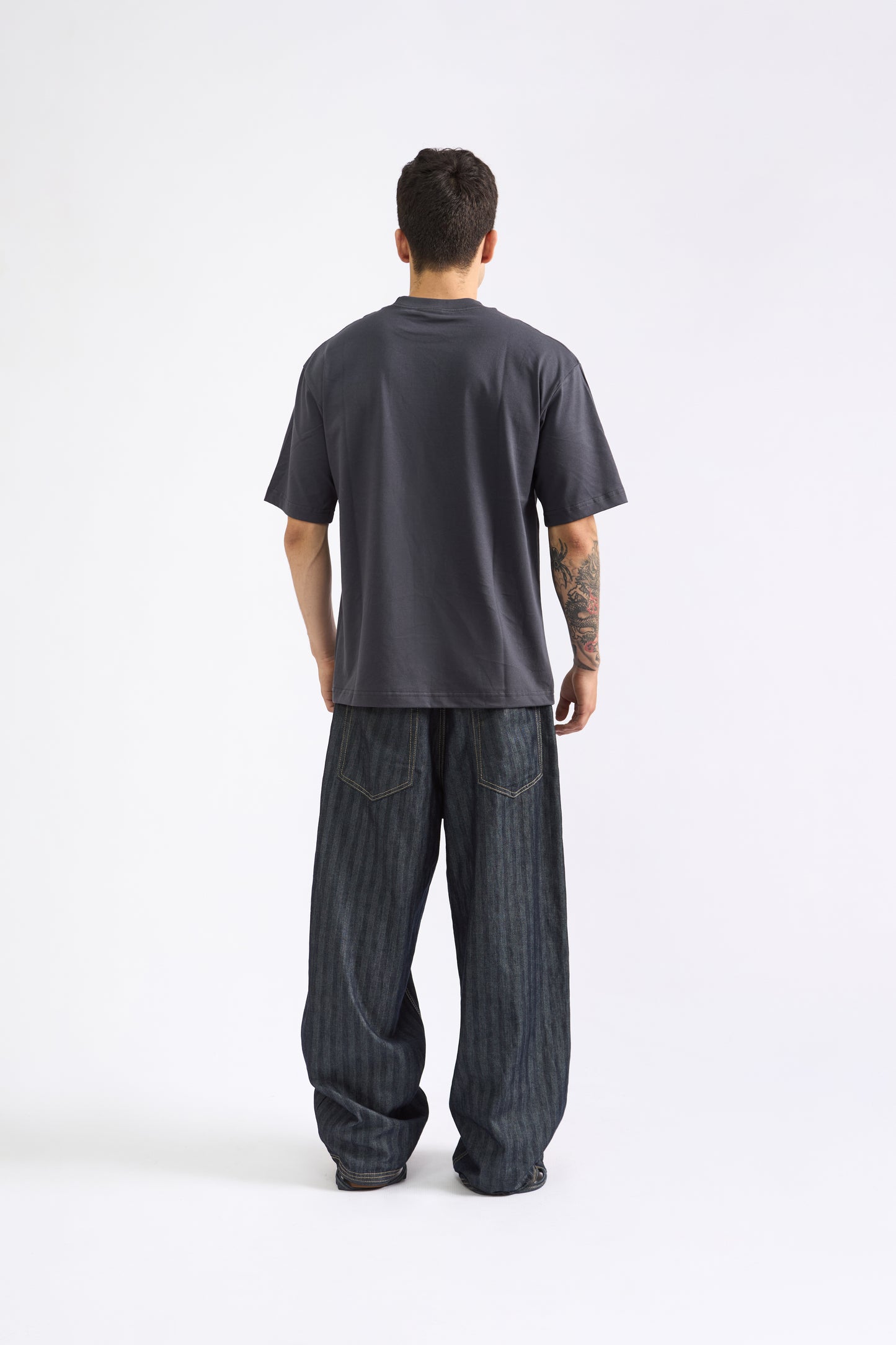 POLO OVERSIZE PLOMO COLEGIAL - 100% ALGODON JERSEY 20/1 REACTIVO
