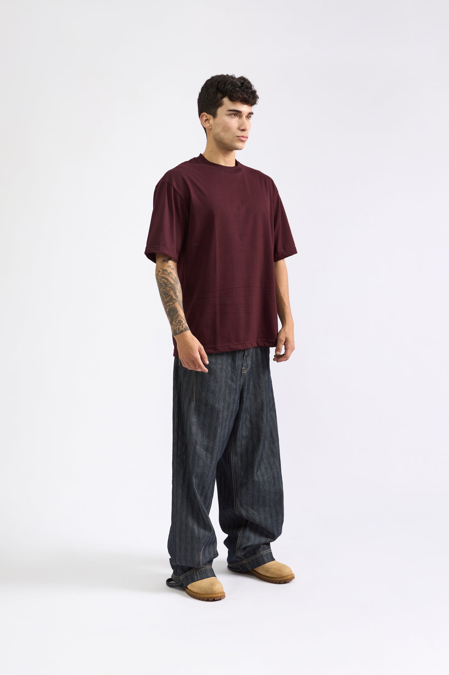 POLO OVERSIZE UVA - 100% ALGODON JERSEY 20/1 REACTIVO