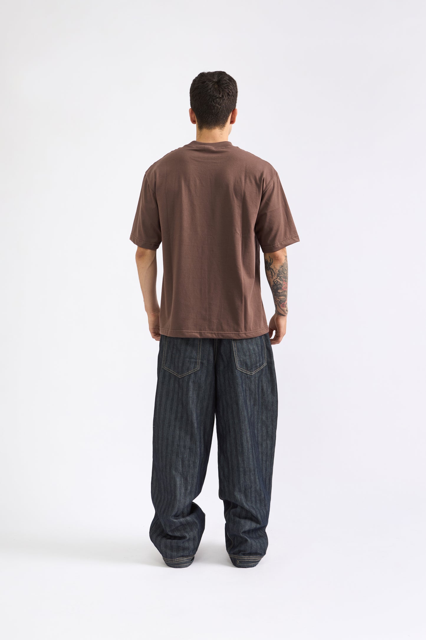 POLO OVERSIZE MARRÓN TOPO - 100% ALGODON JERSEY 20/1 REACTIVO