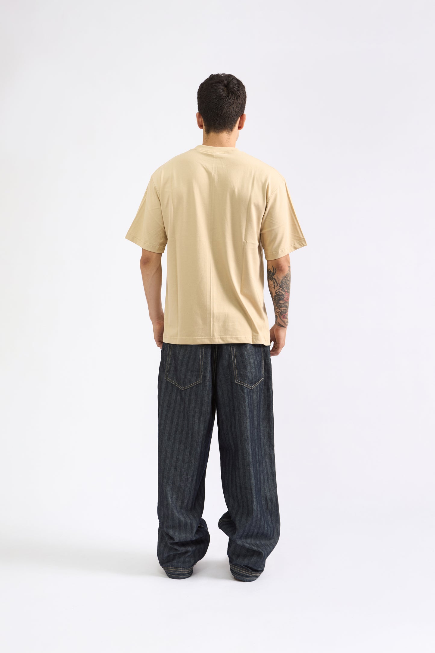 POLO OVERSIZE BEIGE - 100% ALGODON JERSEY 20/1 REACTIVO