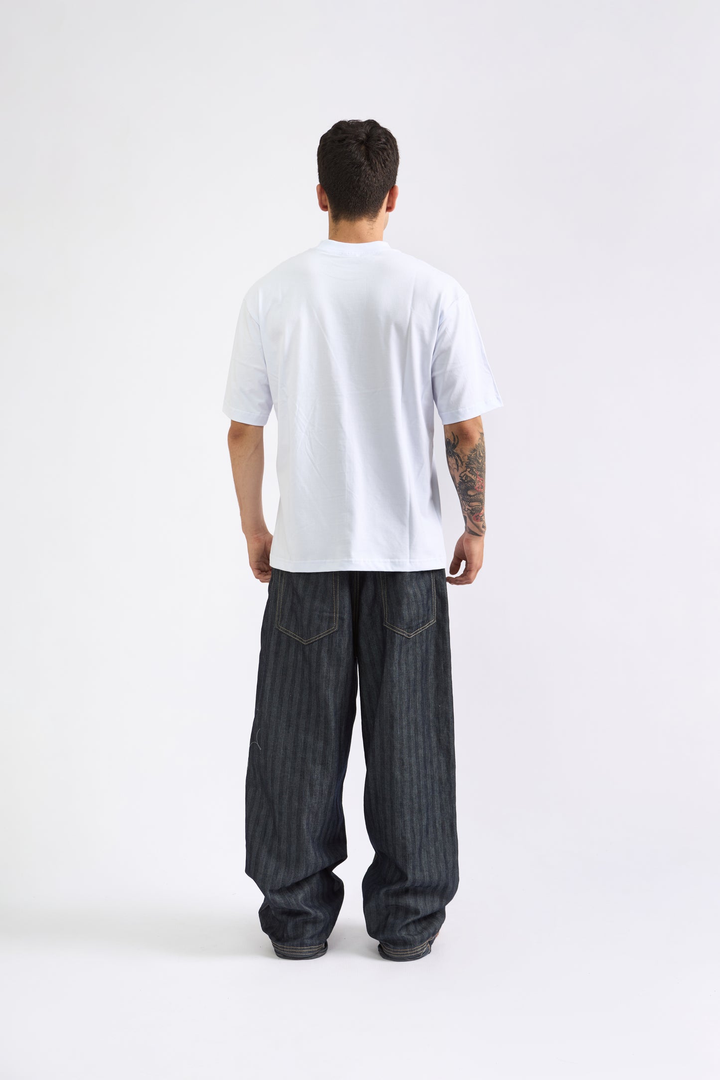 POLO OVERSIZE BLANCO - 100% ALGODON JERSEY 20/1 REACTIVO
