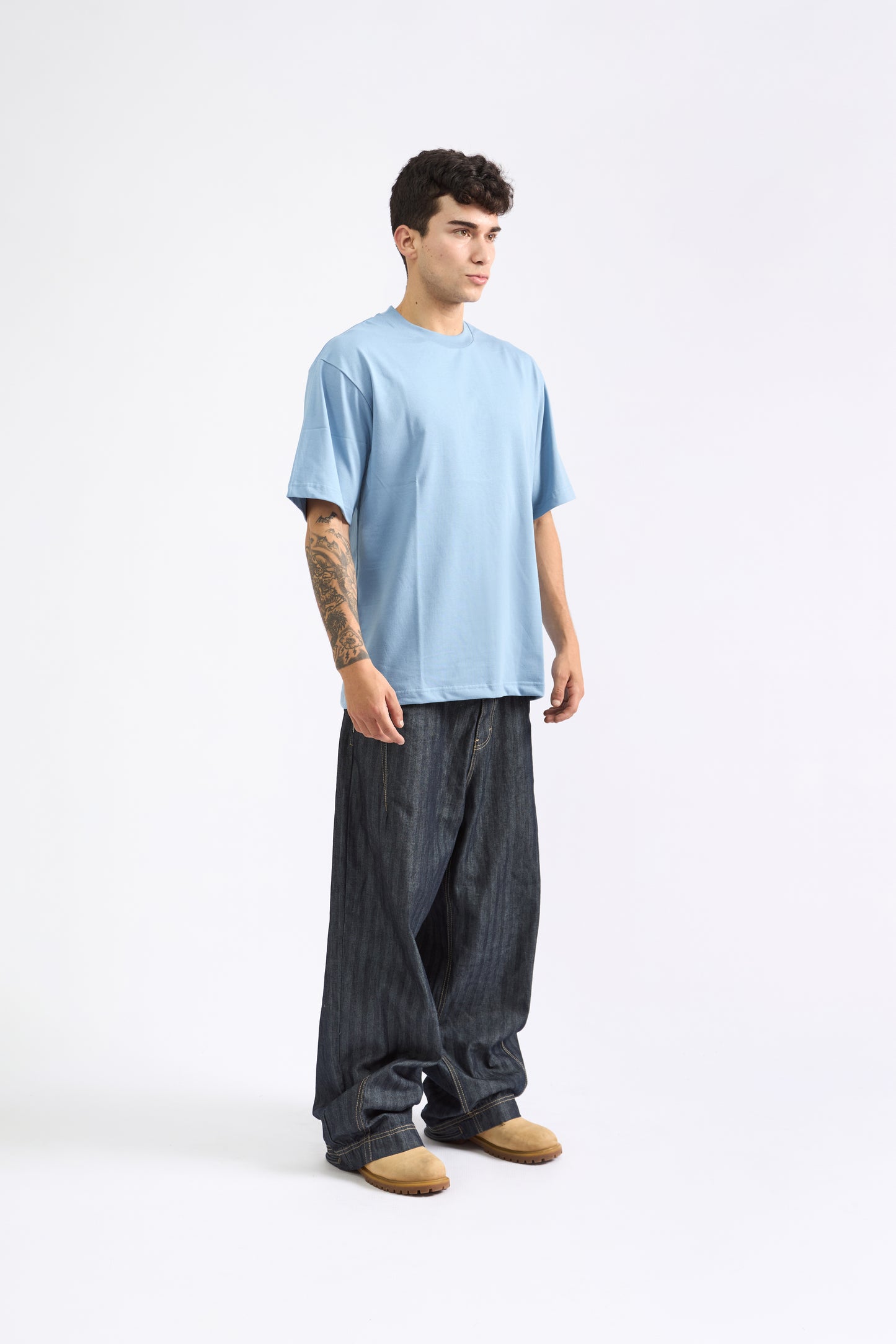 POLO OVERSIZE DENIM - 100% ALGODON JERSEY 20/1 REACTIVO