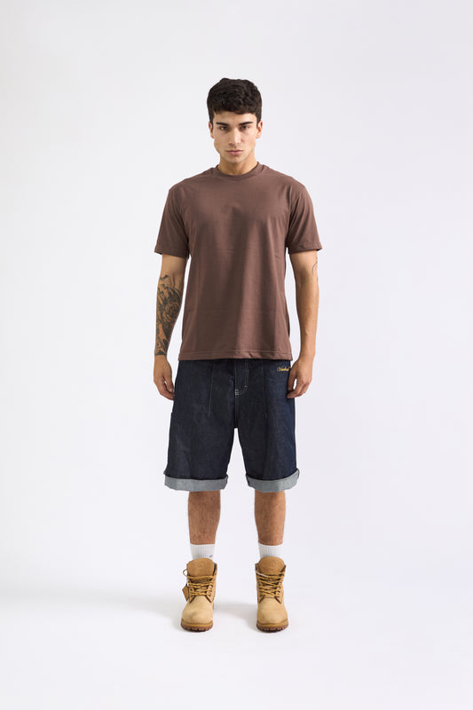 POLO CLÁSICO MARRÓN TOPO - 100% ALGODON JERSEY 20/1 REACTIVO
