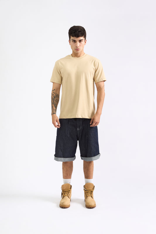 POLO CLÁSICO BEIGE - 100% ALGODON JERSEY 20/1 REACTIVO