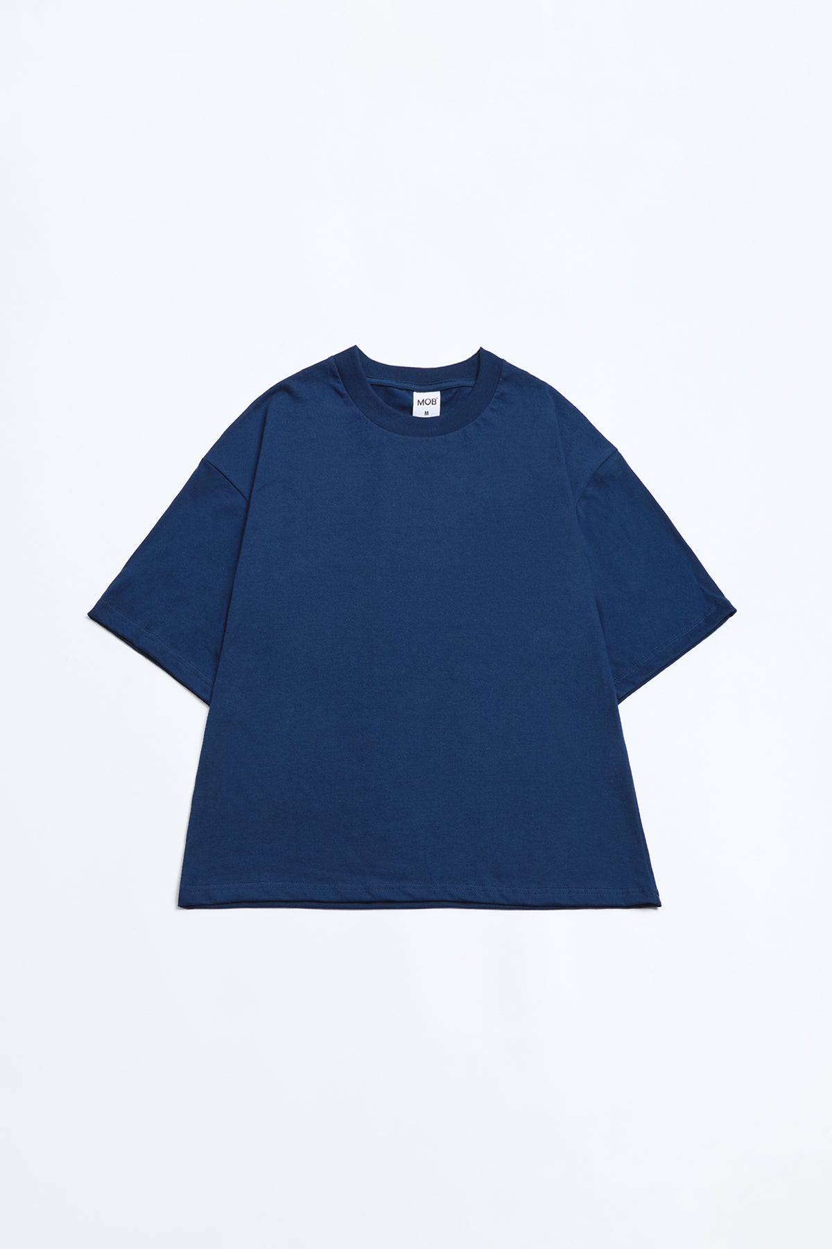 POLO BOXY FIT AZUL ACERO - 100% ALGODON JERSEY 20/1 REACTIVO